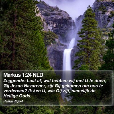 Markus 1:24 NLD Bible Verse Image