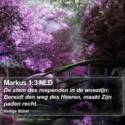 Markus 1:3 NLD Bible Verse Image