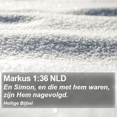 Markus 1:36 NLD Bible Verse Image