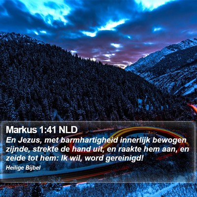 Markus 1:41 NLD Bible Verse Image