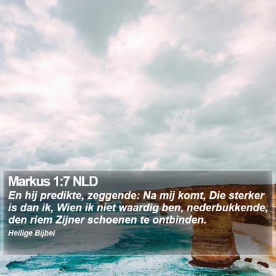 Markus 1:7 NLD Bible Verse Image