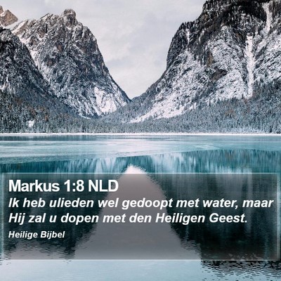 Markus 1:8 NLD Bible Verse Image