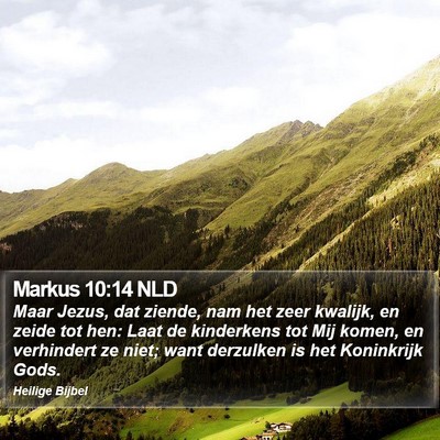 Markus 10:14 NLD Bible Verse Image
