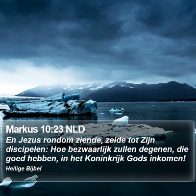 Markus 10:23 NLD Bible Verse Image