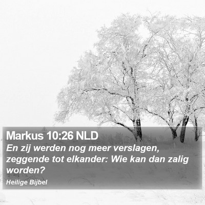 Markus 10:26 NLD Bible Verse Image