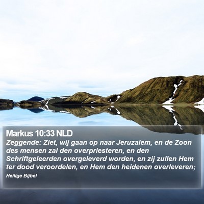 Markus 10:33 NLD Bible Verse Image