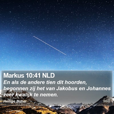 Markus 10:41 NLD Bible Verse Image