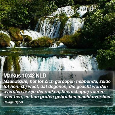 Markus 10:42 NLD Bible Verse Image