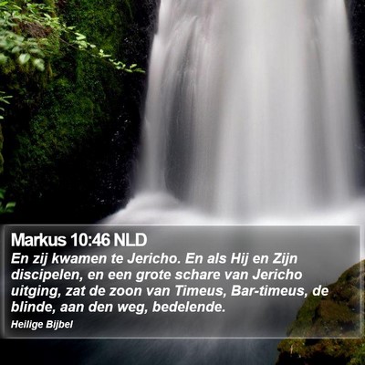 Markus 10:46 NLD Bible Verse Image