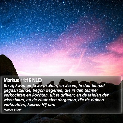 Markus 11:15 NLD Bible Verse Image