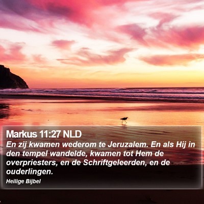 Markus 11:27 NLD Bible Verse Image