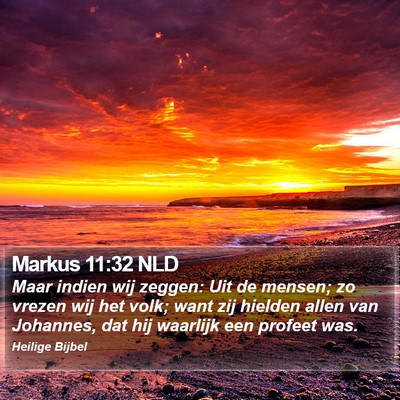 Markus 11:32 NLD Bible Verse Image