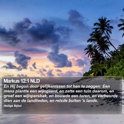Markus 12:1 NLD Bible Verse Image