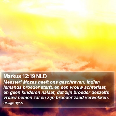 Markus 12:19 NLD Bible Verse Image