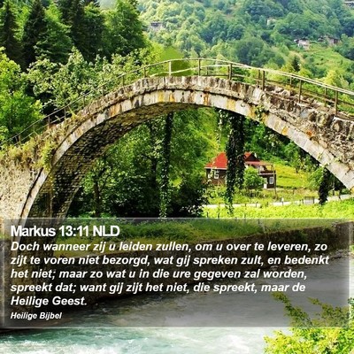 Markus 13:11 NLD Bible Verse Image