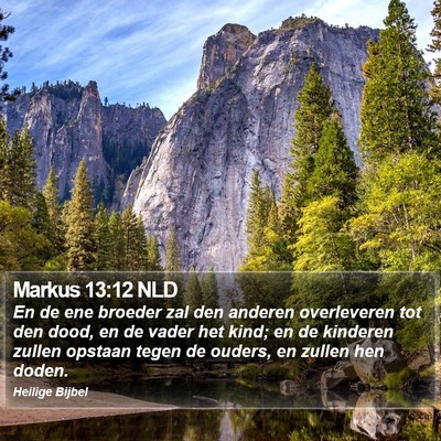 Markus 13:12 NLD Bible Verse Image