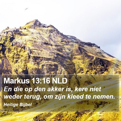 Markus 13:16 NLD Bible Verse Image