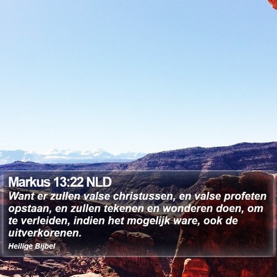 Markus 13:22 NLD Bible Verse Image