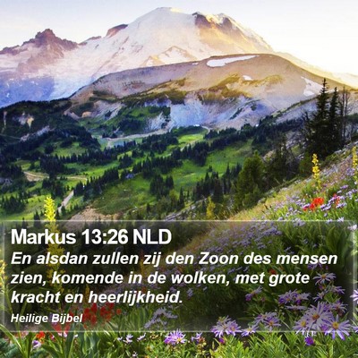 Markus 13:26 NLD Bible Verse Image