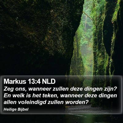 Markus 13:4 NLD Bible Verse Image