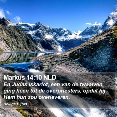 Markus 14:10 NLD Bible Verse Image