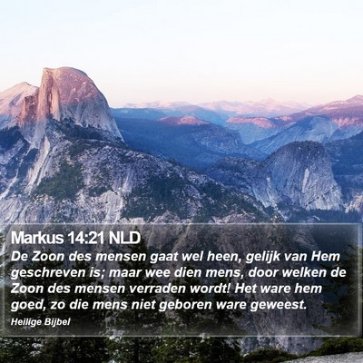 Markus 14:21 NLD Bible Verse Image