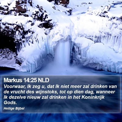 Markus 14:25 NLD Bible Verse Image