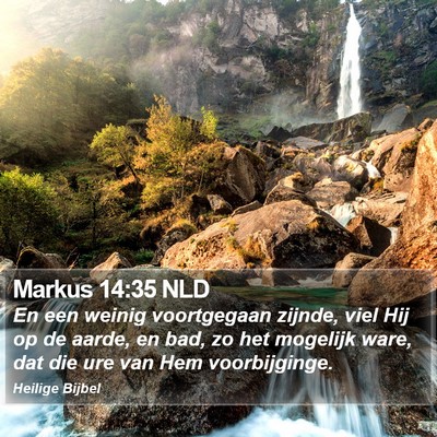 Markus 14:35 NLD Bible Verse Image