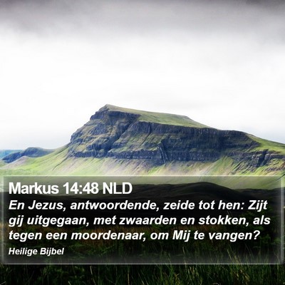 Markus 14:48 NLD Bible Verse Image