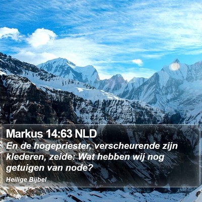 Markus 14:63 NLD Bible Verse Image