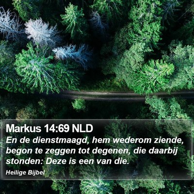 Markus 14:69 NLD Bible Verse Image