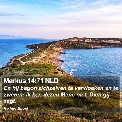 Markus 14:71 NLD Bible Verse Image
