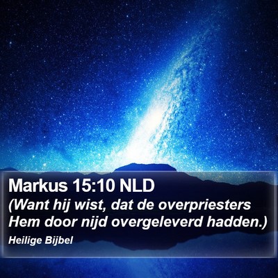 Markus 15:10 NLD Bible Verse Image