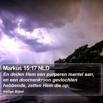 Markus 15:17 NLD Bible Verse Image