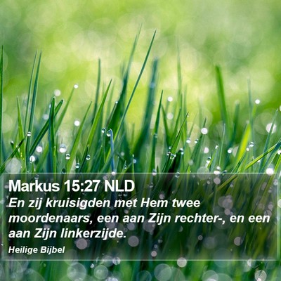 Markus 15:27 NLD Bible Verse Image