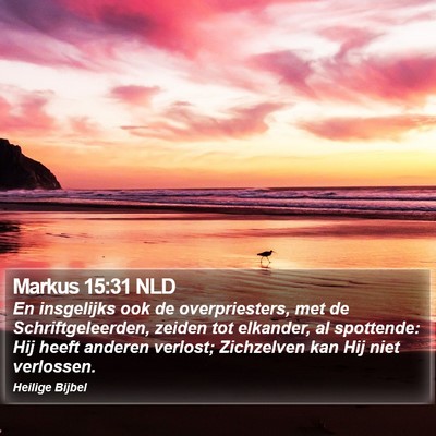 Markus 15:31 NLD Bible Verse Image