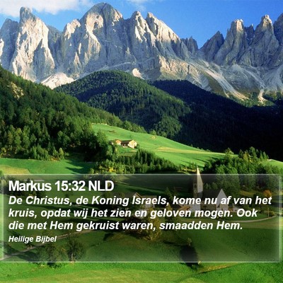 Markus 15:32 NLD Bible Verse Image