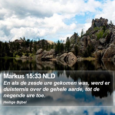 Markus 15:33 NLD Bible Verse Image