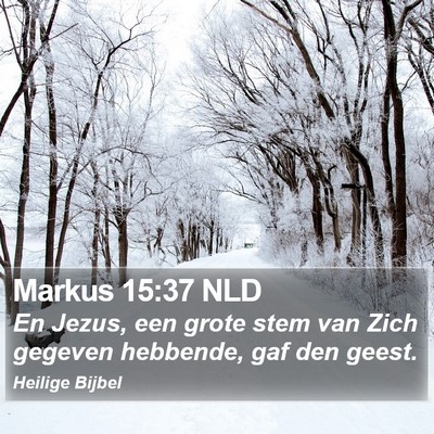 Markus 15:37 NLD Bible Verse Image