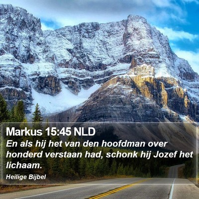 Markus 15:45 NLD Bible Verse Image
