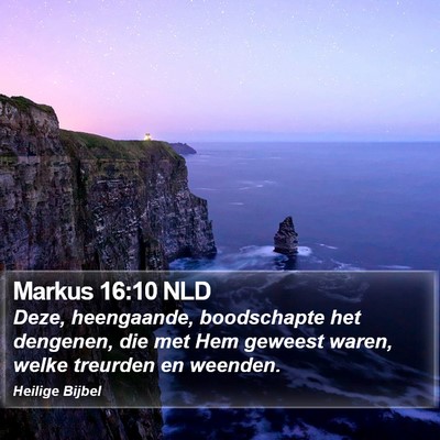 Markus 16:10 NLD Bible Verse Image