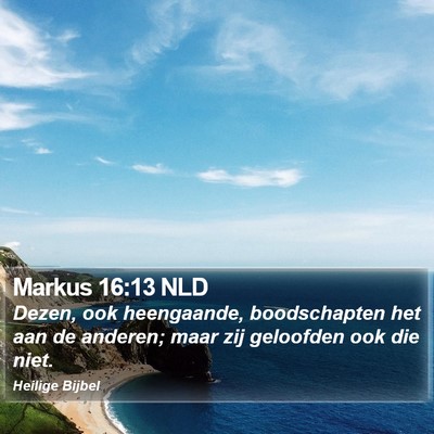 Markus 16:13 NLD Bible Verse Image