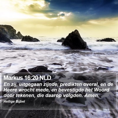 Markus 16:20 NLD Bible Verse Image