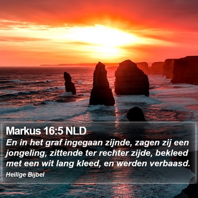 Markus 16:5 NLD Bible Verse Image