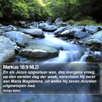 Markus 16:9 NLD Bible Verse Image