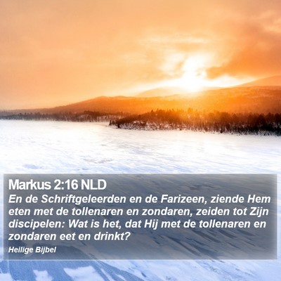 Markus 2:16 NLD Bible Verse Image