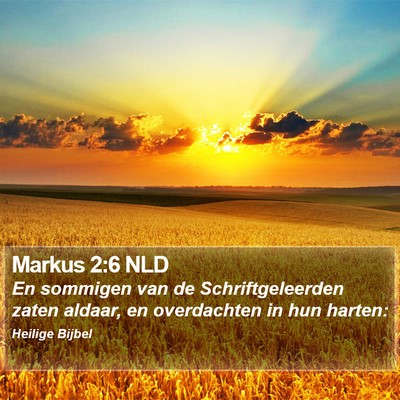 Markus 2:6 NLD Bible Verse Image