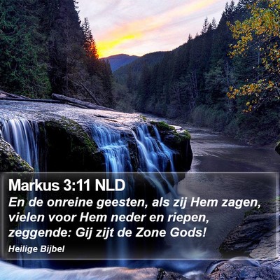 Markus 3:11 NLD Bible Verse Image