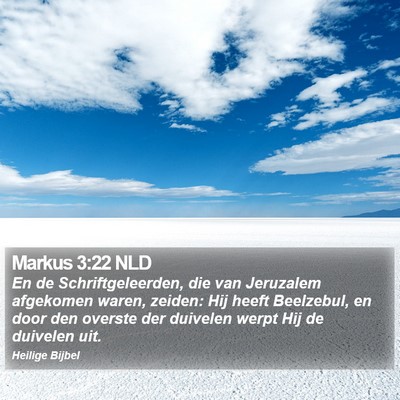 Markus 3:22 NLD Bible Verse Image