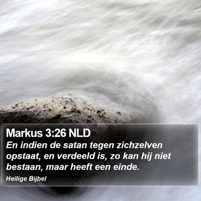 Markus 3:26 NLD Bible Verse Image